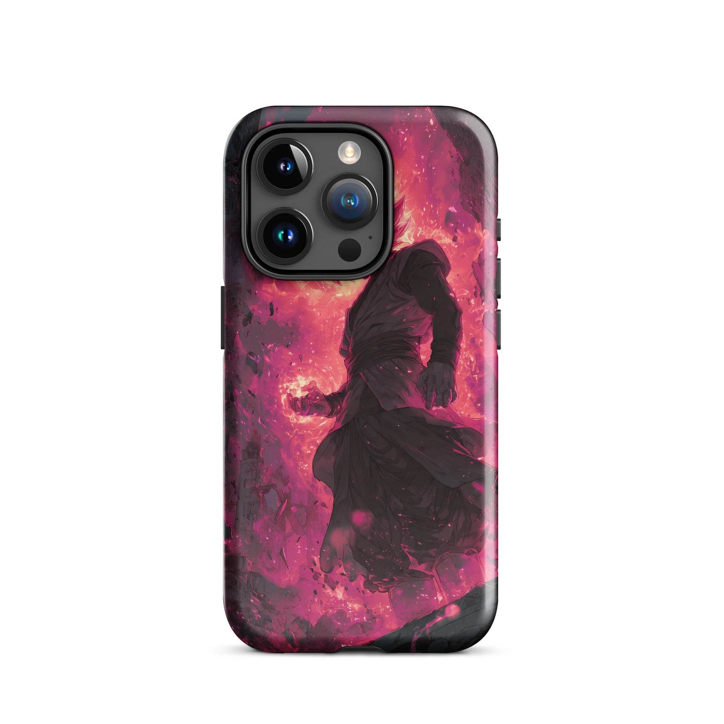 Zamasu Goku Black, Pink Rose Super Saiyan Dragon Ball Tough Case for iPhone® - Chromavolt