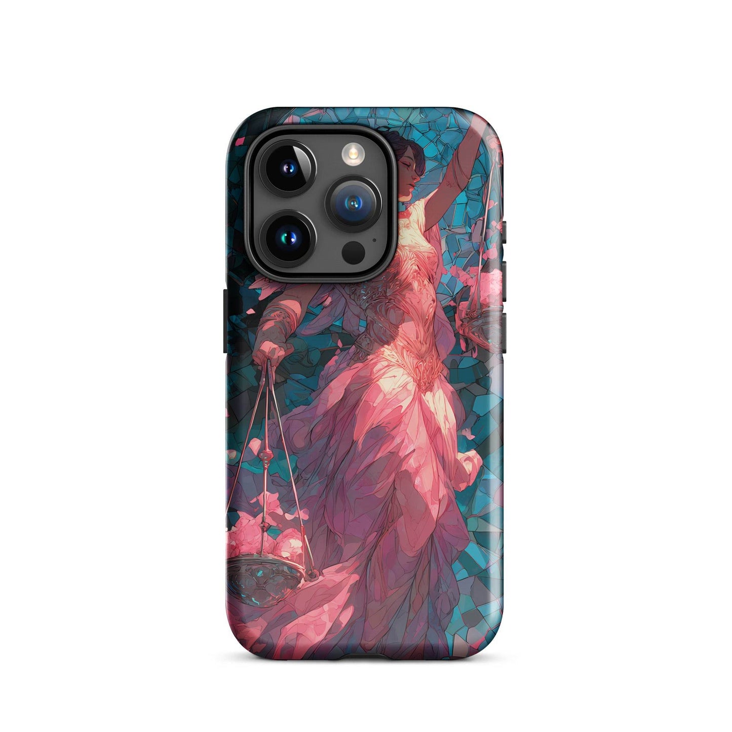 Libra Zodiac Sign Fan Art Tough Case for iPhone® - Chromavolt
