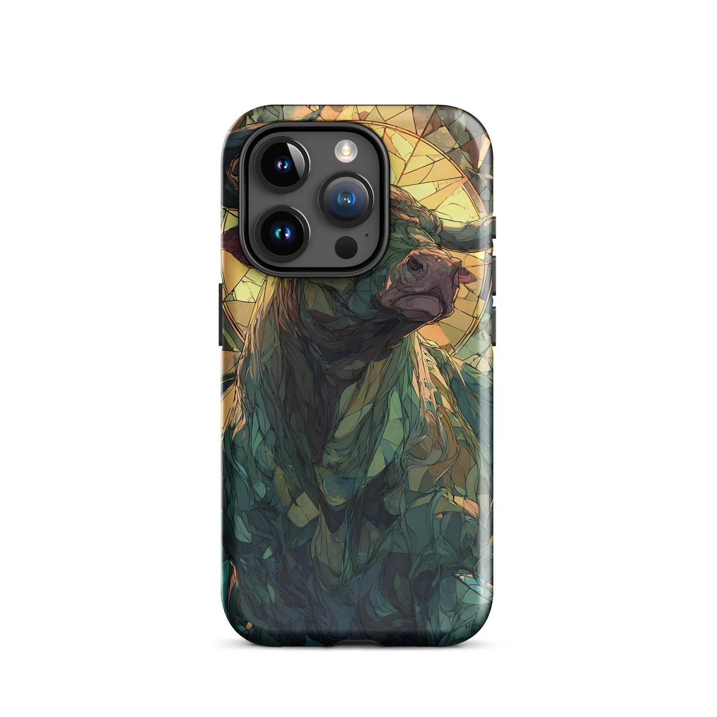 Taurus Zodiac Sign Fan Art Tough Case for iPhone® - Chromavolt