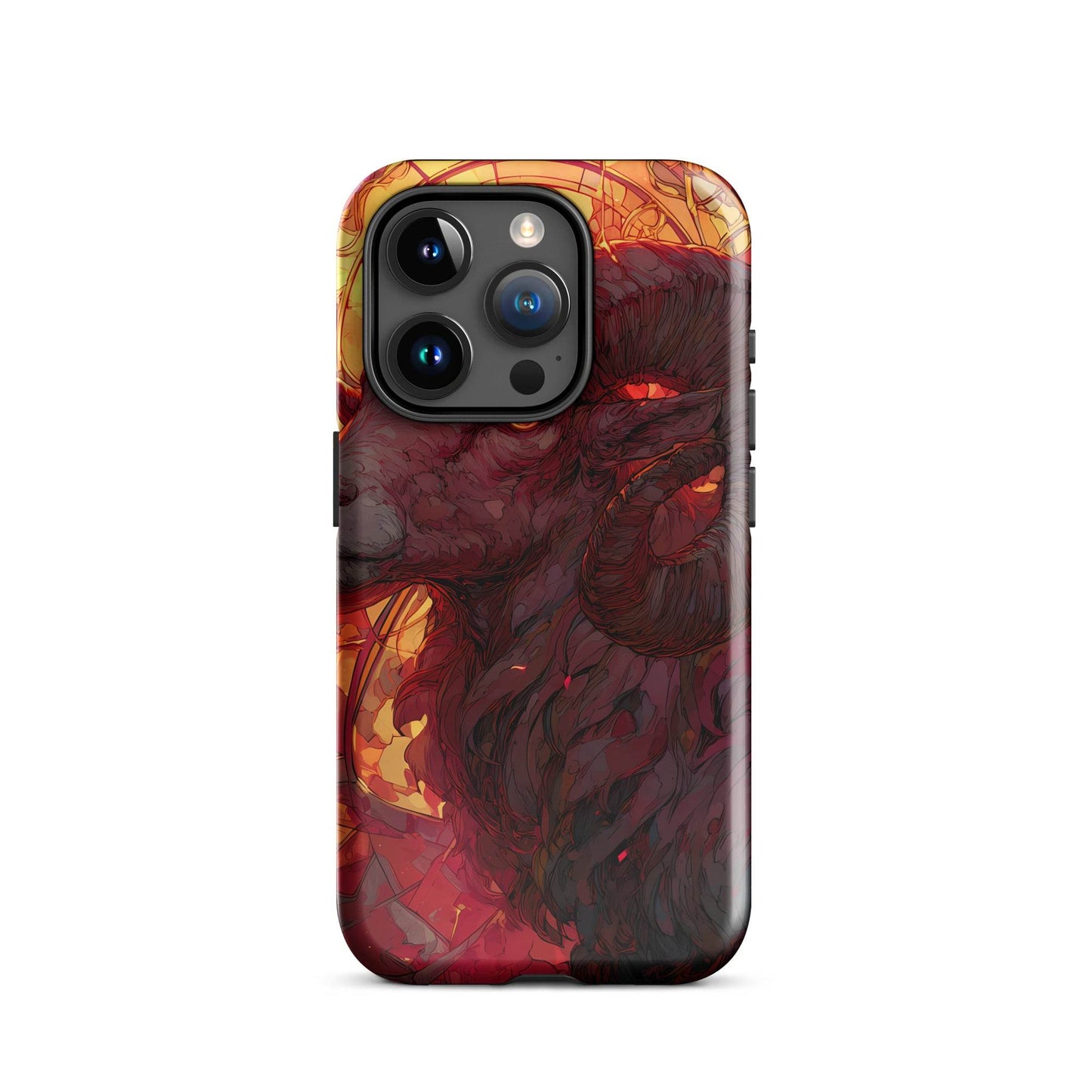 Aries Zodiac Sign Fan Art Tough Case for iPhone® - Chromavolt