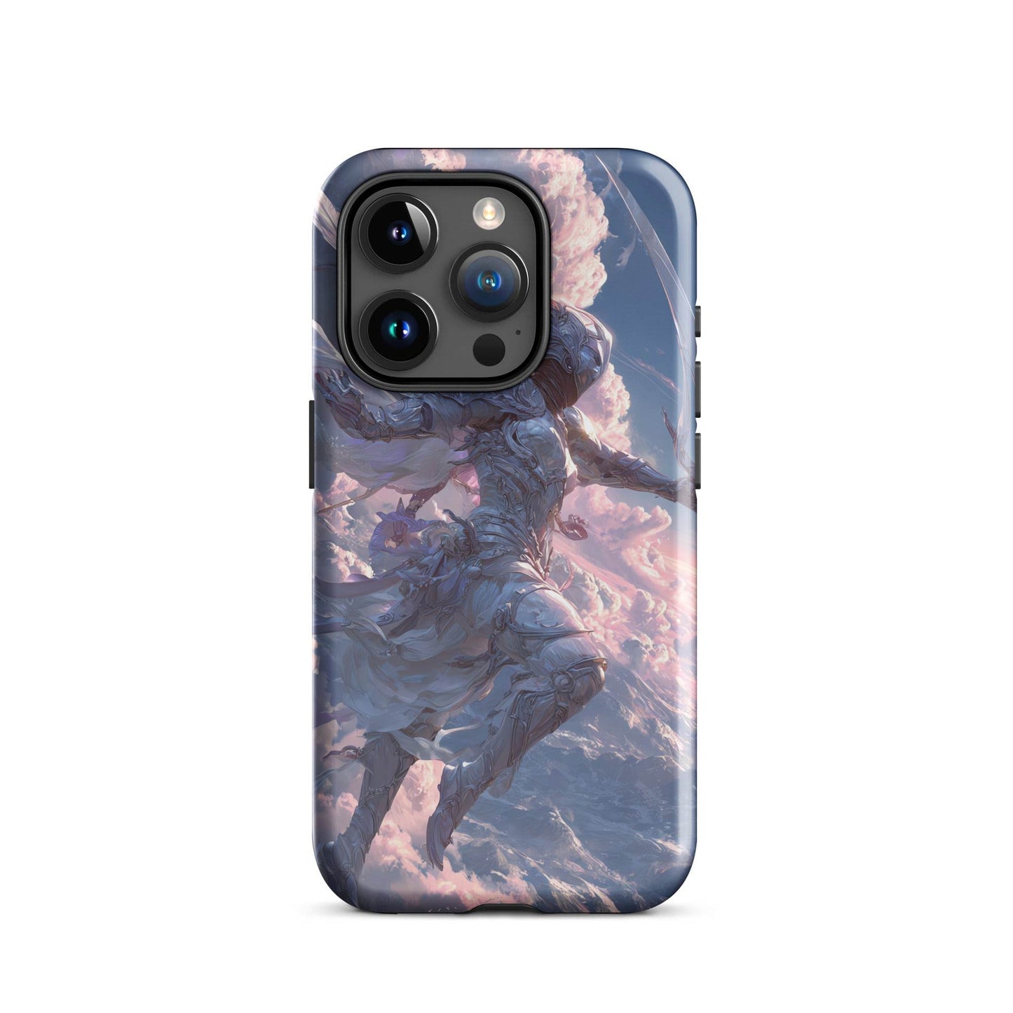 Wind Elemental Knight, Original Anime Art Tough Case for iPhone® - Chromavolt