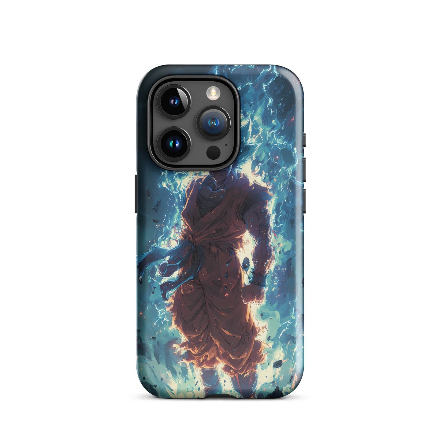 Super Saiyan Blue Goku, Dragon Ball Super Anime Fan Art Tough Case for iPhone® - Chromavolt