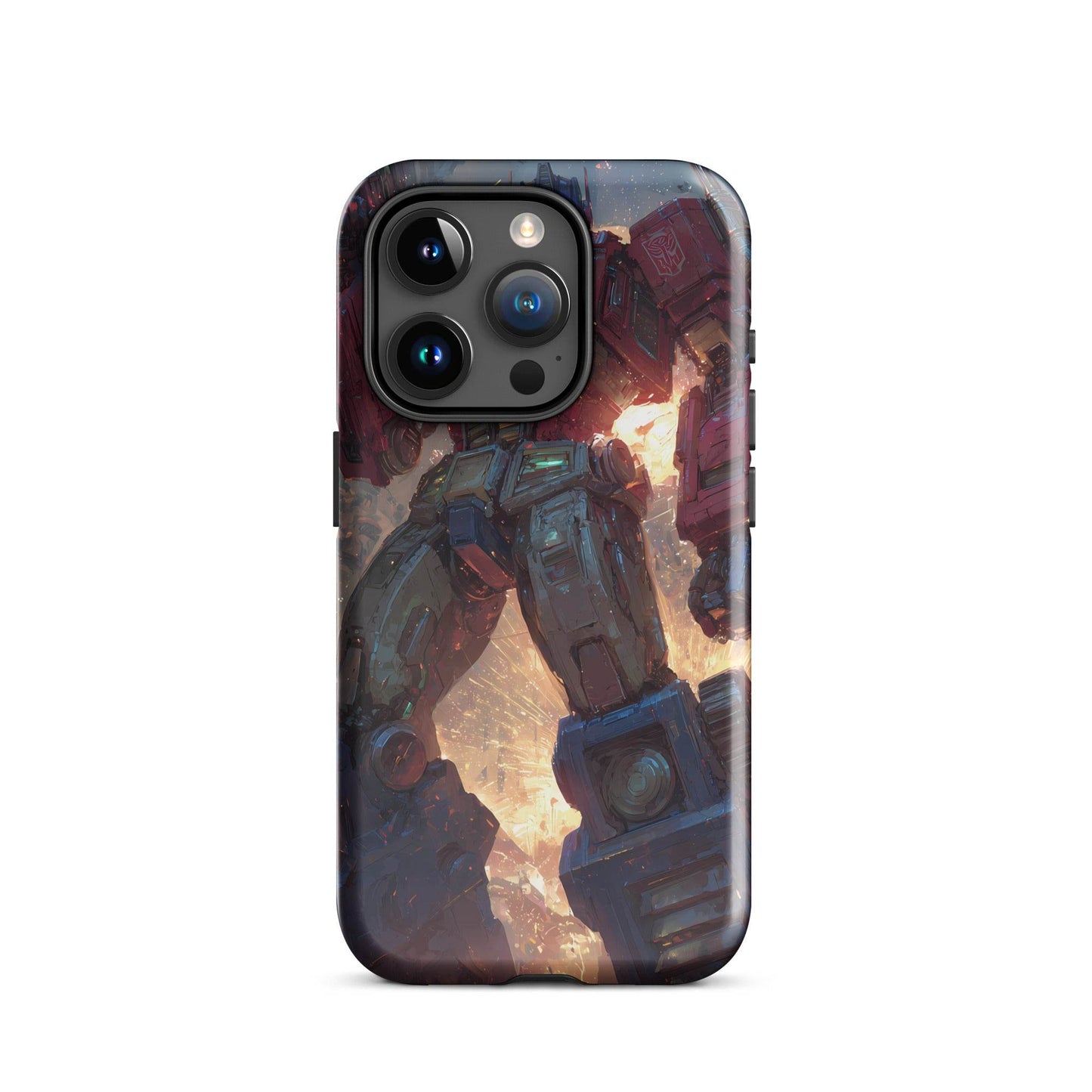 Optimus Prime Transformers Anime Fan Art Tough Case for iPhone® - Chromavolt