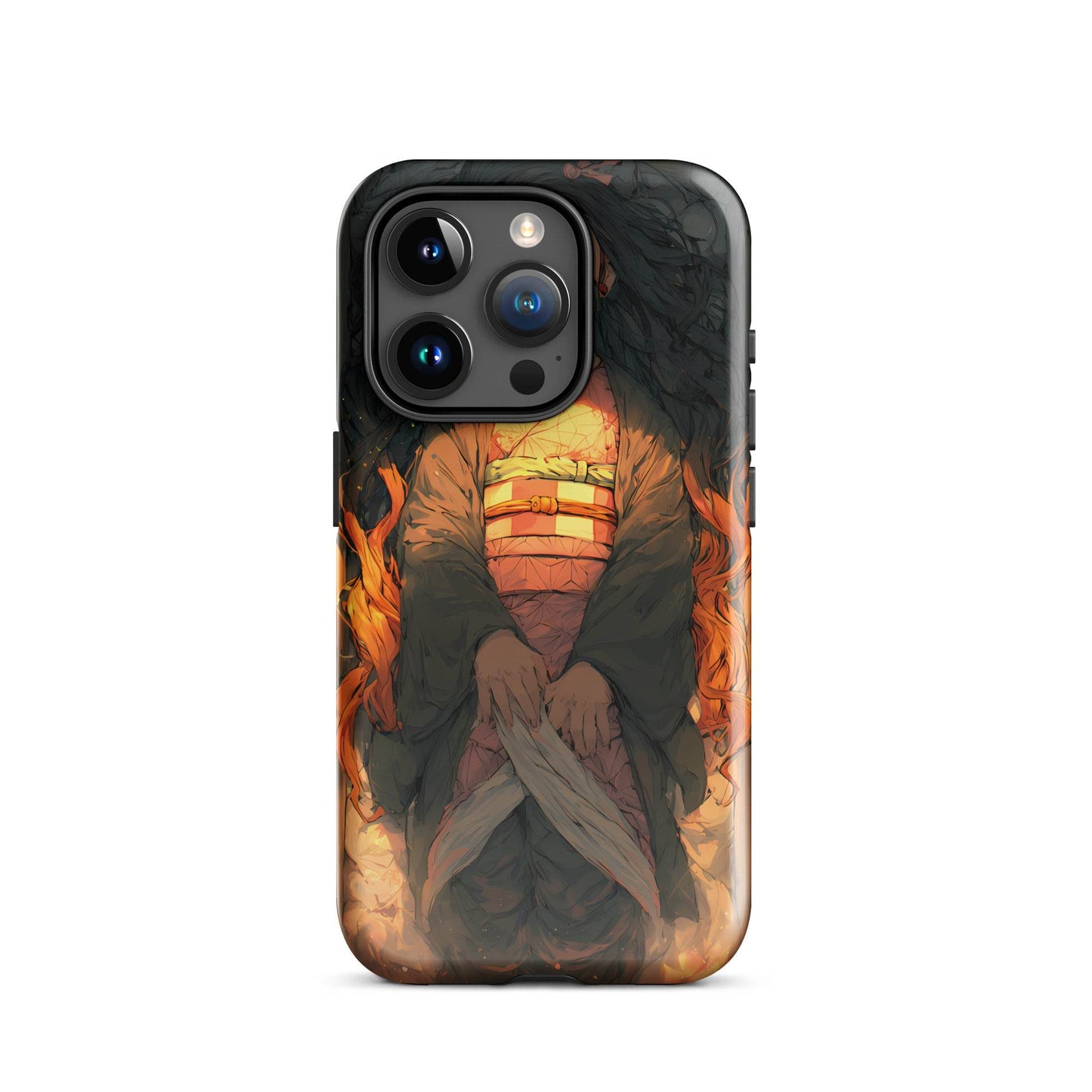 Sleeping Nezuko, Demon Slayer Anime Tough Case for iPhone® - Chromavolt