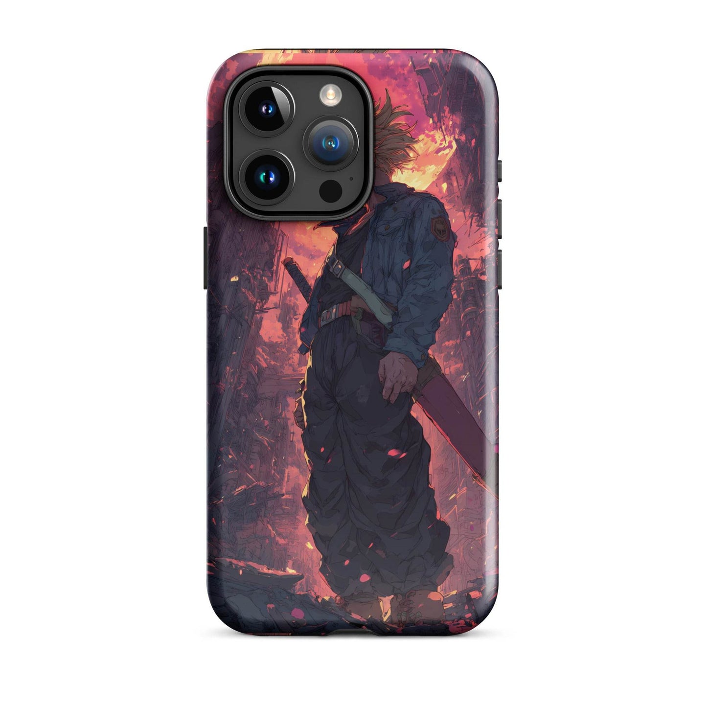 Super Saiyan Trunks Dragon Ball Z Tough Case for iPhone® - Chromavolt