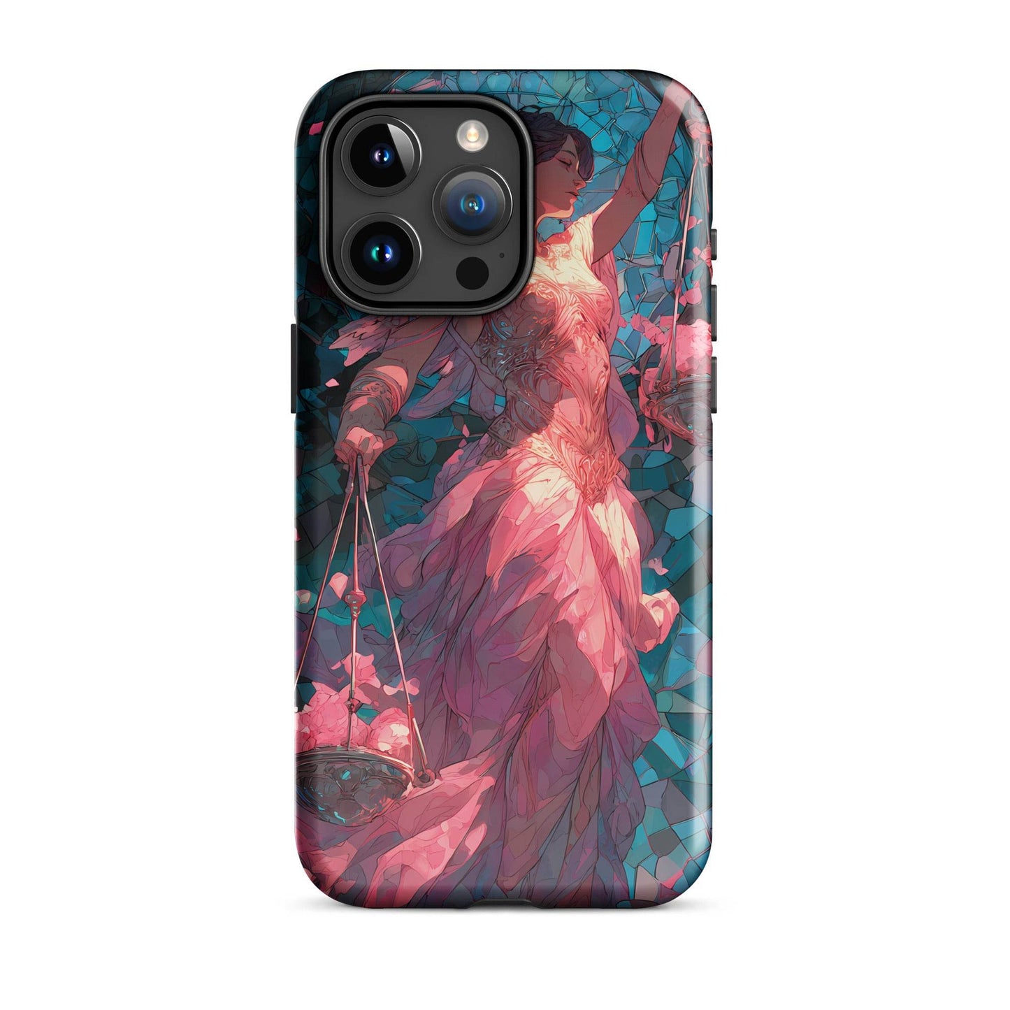 Libra Zodiac Sign Fan Art Tough Case for iPhone® - Chromavolt