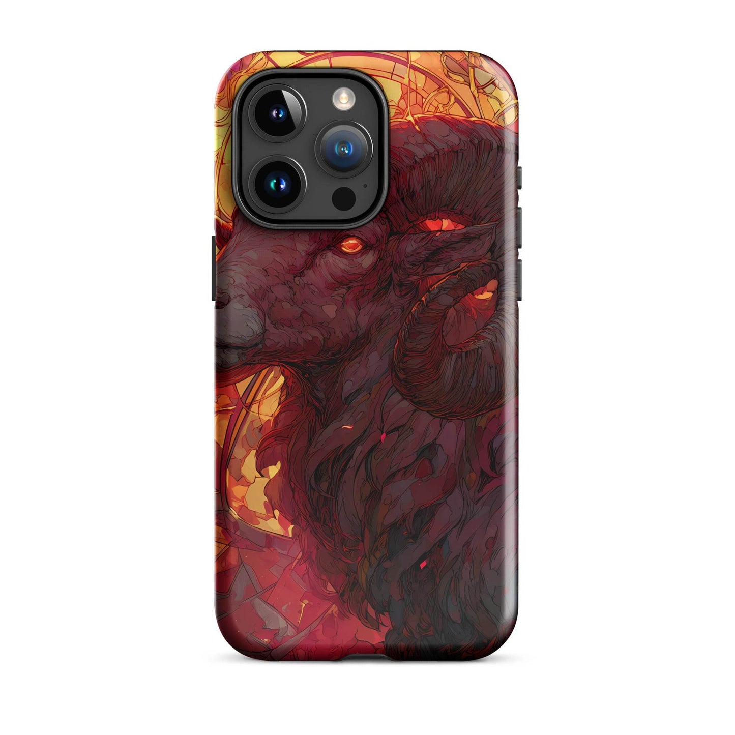Aries Zodiac Sign Fan Art Tough Case for iPhone® - Chromavolt