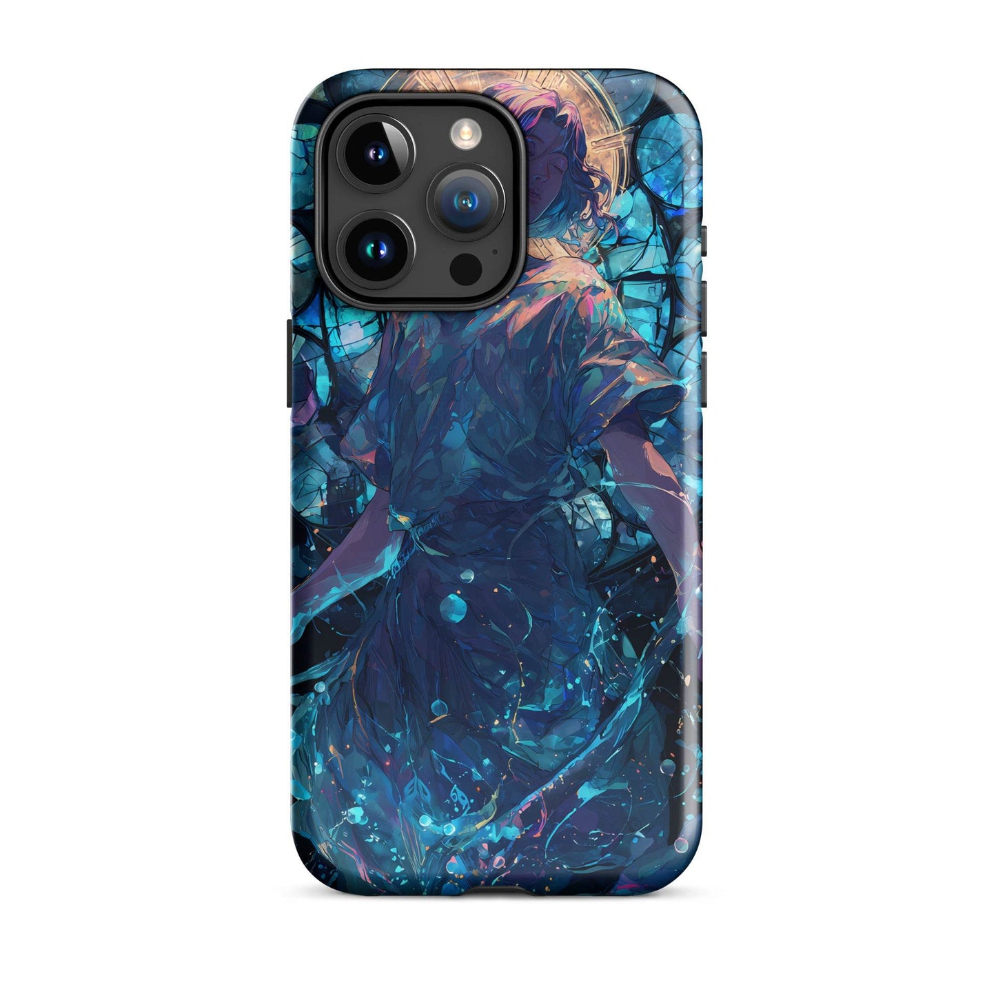 Aquarius Zodiac Sign Fan Art Tough Case for iPhone® - Chromavolt