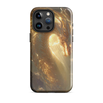 Light Dragon: The Celestial Flame Tough Case for iPhone® - Chromavolt