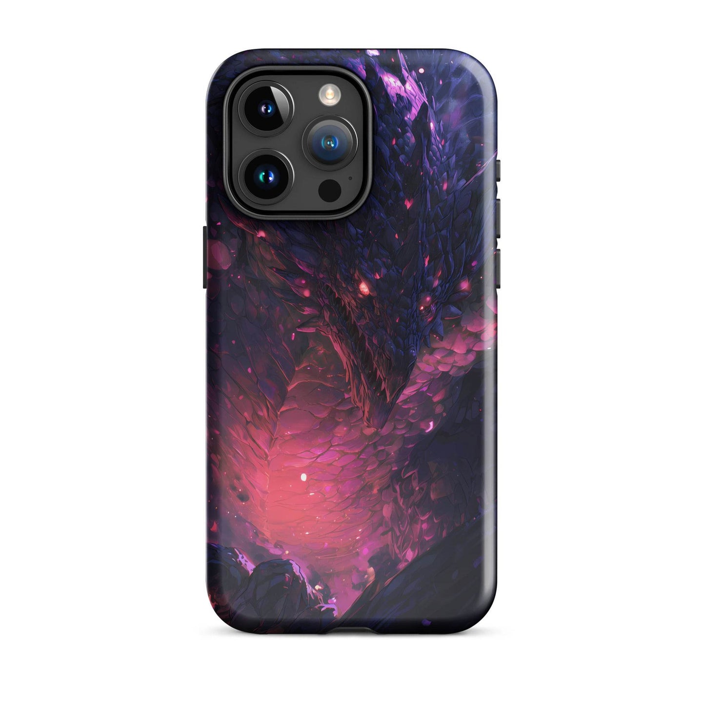 Darkness Dragon: The Void Warden Tough Case for iPhone® - Chromavolt