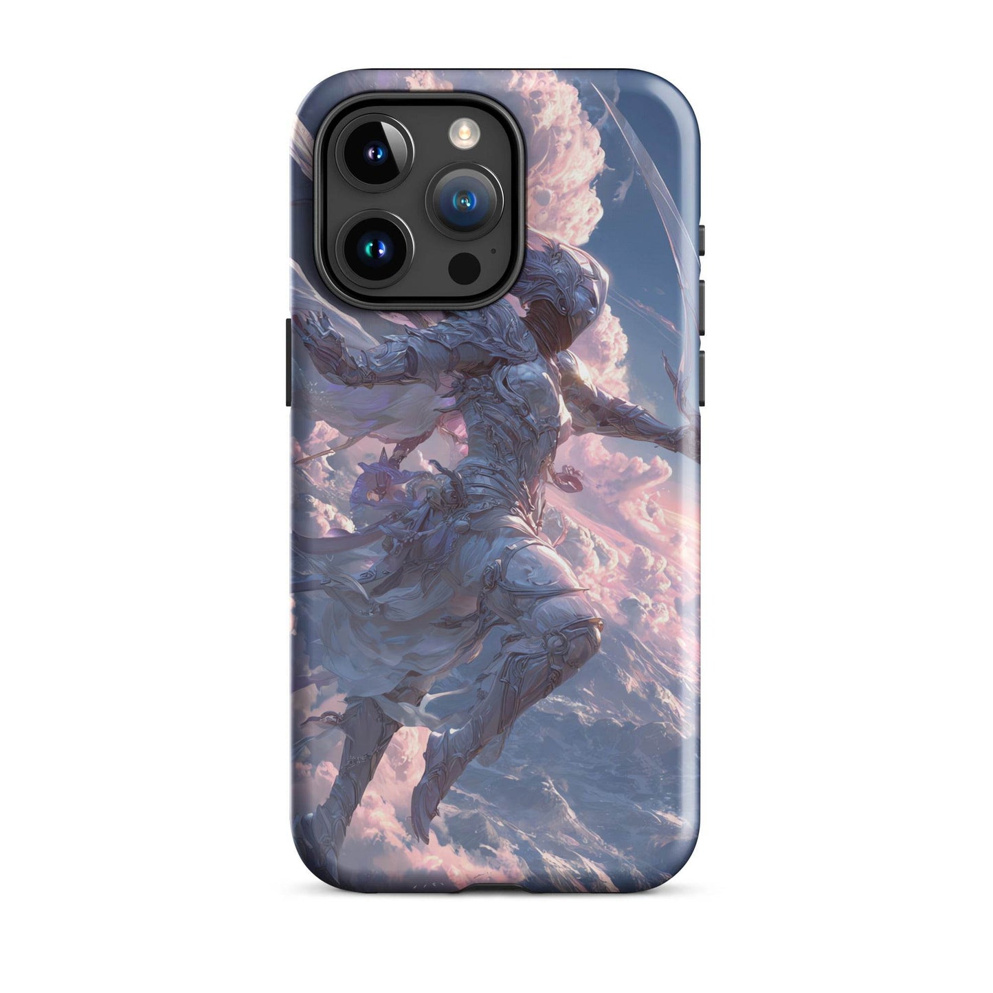 Wind Elemental Knight, Original Anime Art Tough Case for iPhone® - Chromavolt