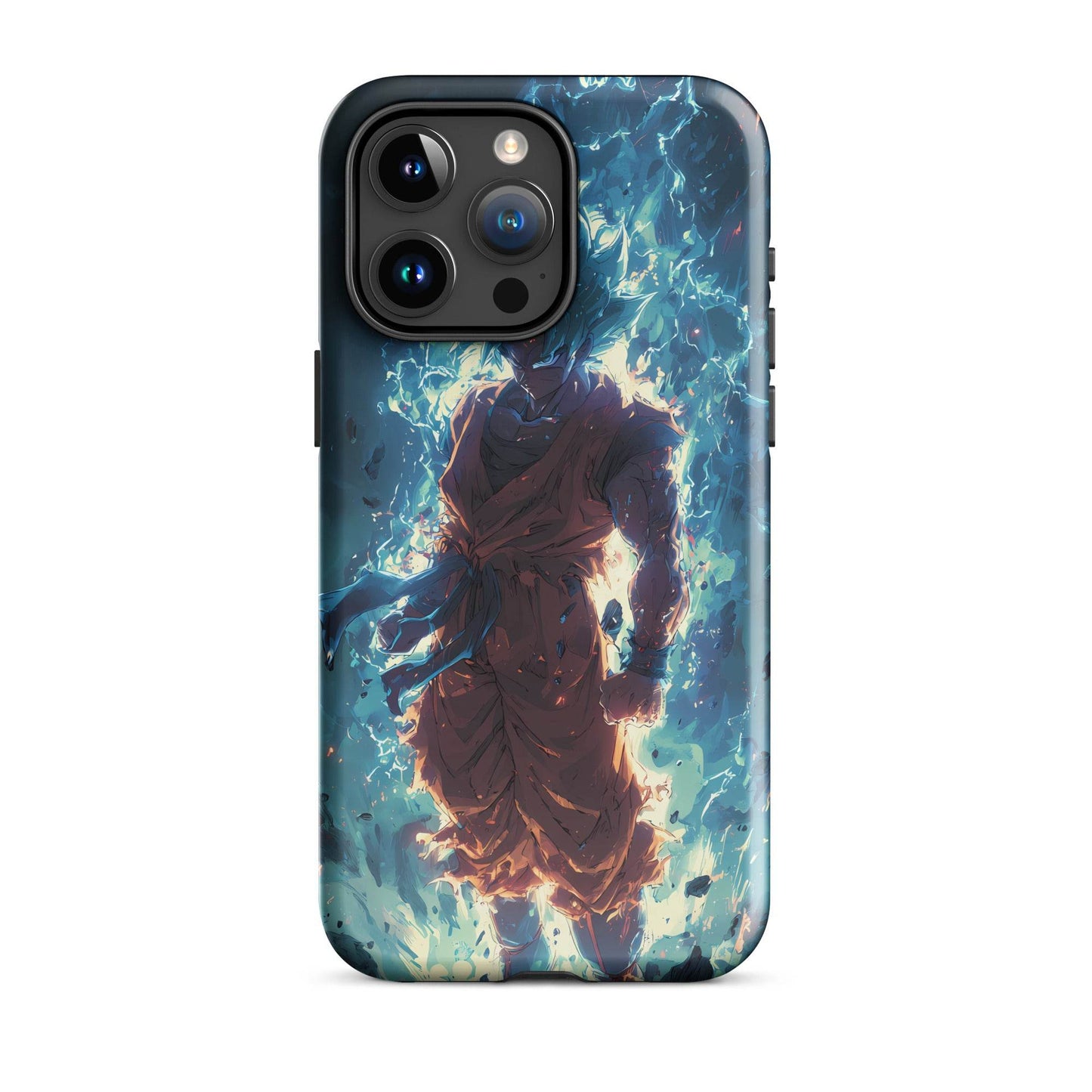 Super Saiyan Blue Goku, Dragon Ball Super Anime Fan Art Tough Case for iPhone® - Chromavolt