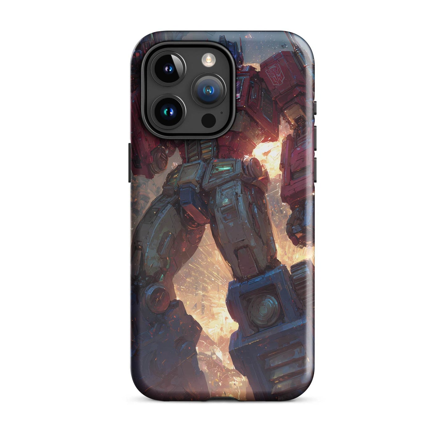 Optimus Prime Transformers Anime Fan Art Tough Case for iPhone® - Chromavolt