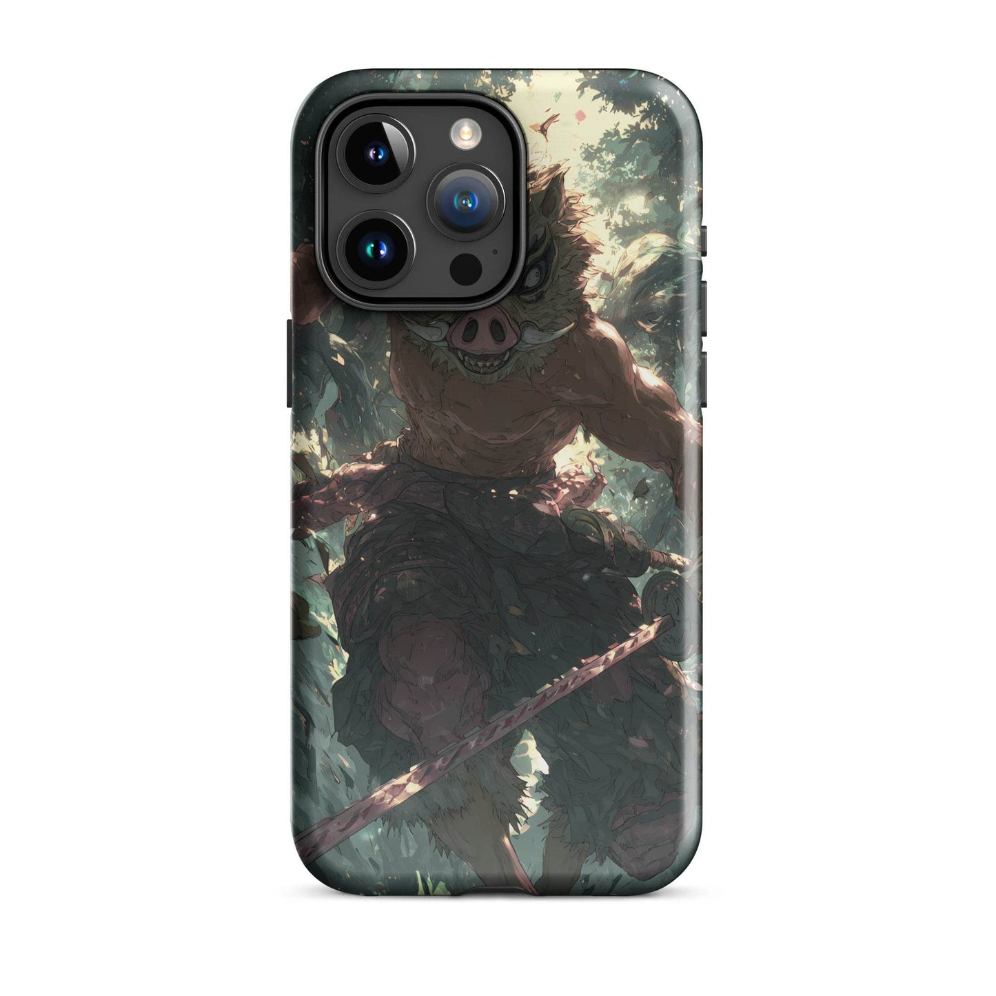 Inosuke Hashibira Demon Slayer Anime Fan Art Tough Case for iPhone® - Chromavolt