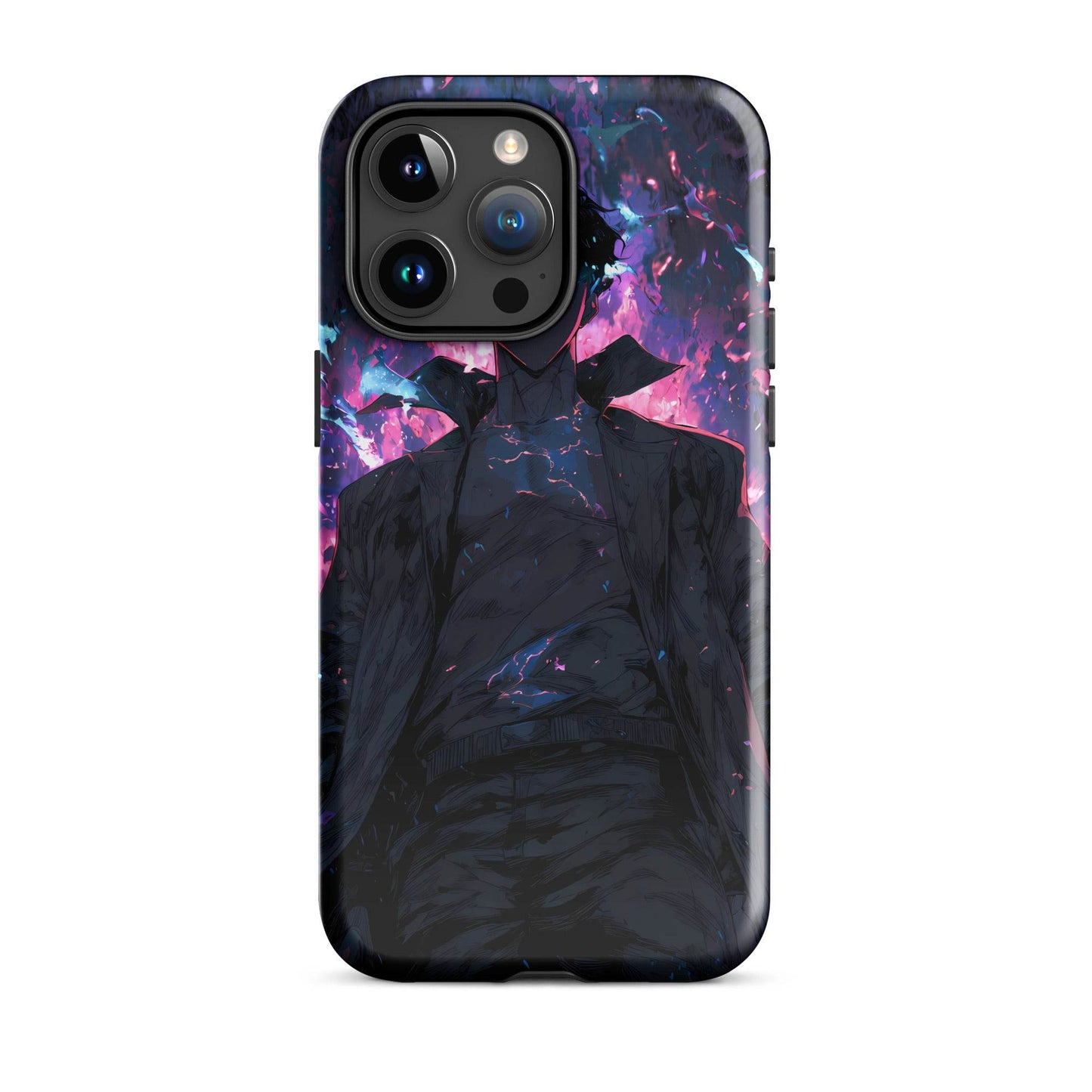 Solo Leveling Sung Jin Woo Anime Fan Art Tough Case for iPhone® - Chromavolt