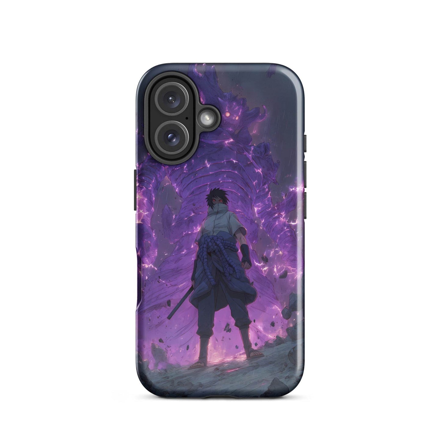 Susanoo Sasuke Uchiha, Naruto Shippuden Mangekyo Sharingan Tough Case for iPhone® - Chromavolt