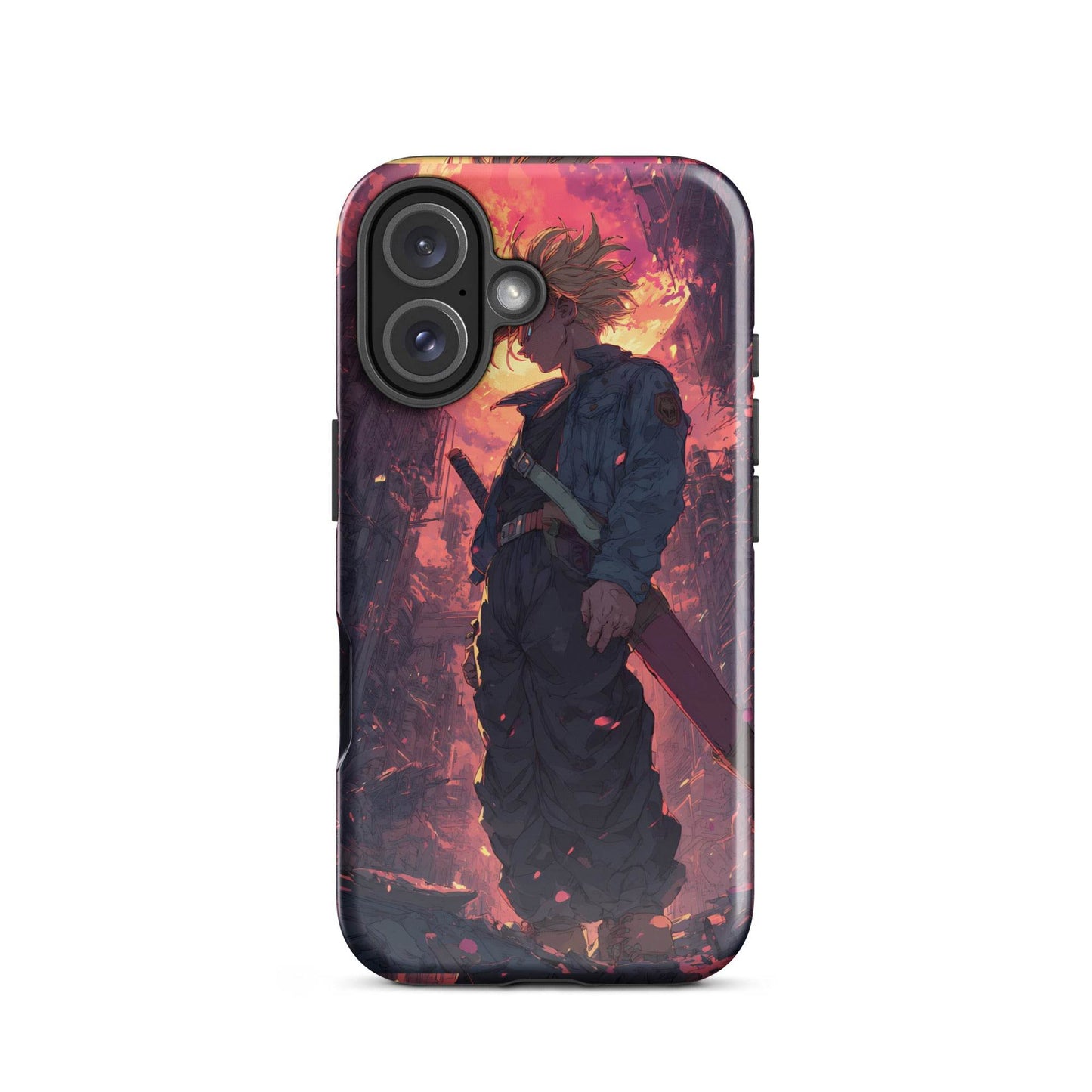 Super Saiyan Trunks Dragon Ball Z Tough Case for iPhone® - Chromavolt