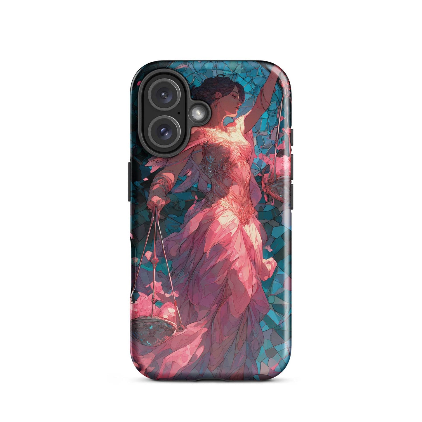 Libra Zodiac Sign Fan Art Tough Case for iPhone® - Chromavolt