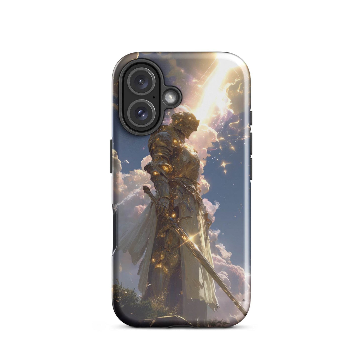 Light Elemental Knight, Original Anime Art Tough Case for iPhone® - Chromavolt