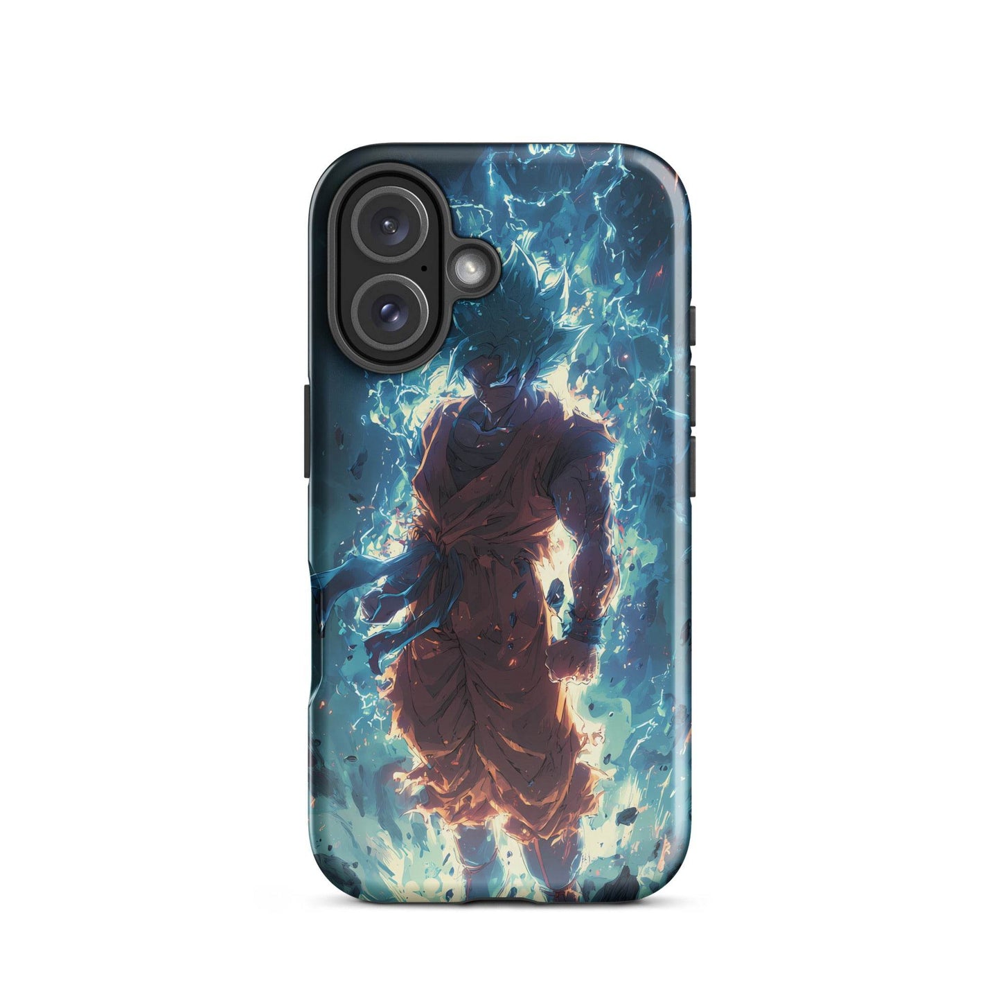 Super Saiyan Blue Goku, Dragon Ball Super Anime Fan Art Tough Case for iPhone® - Chromavolt