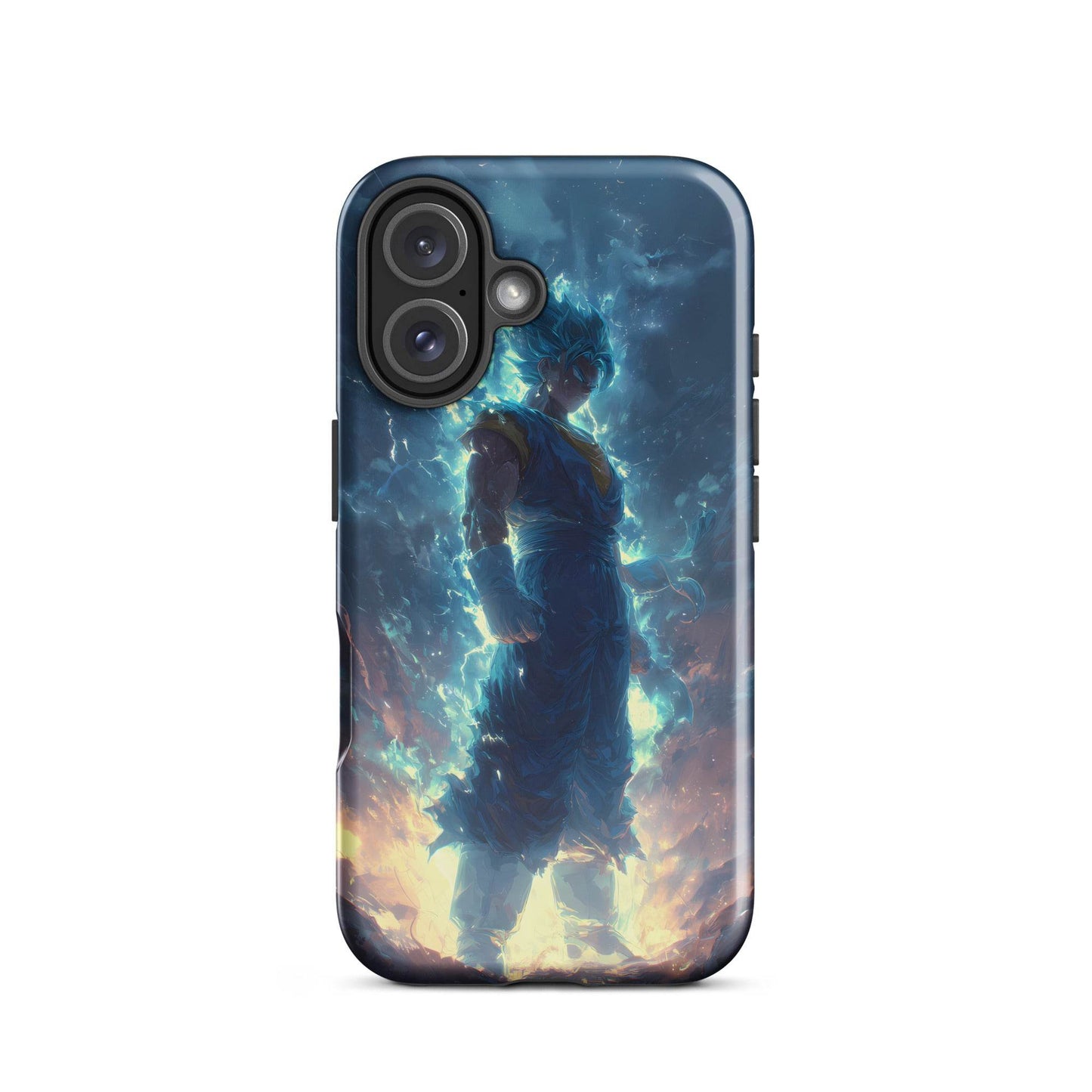 Super Saiyan Blue Vegito, Dragon Ball Super Anime Fan Art Tough Case for iPhone® - Chromavolt