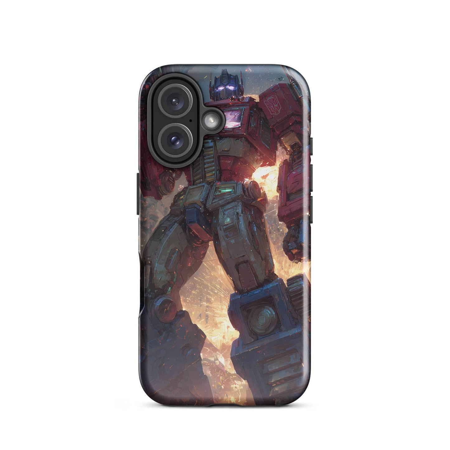 Optimus Prime Transformers Anime Fan Art Tough Case for iPhone® - Chromavolt