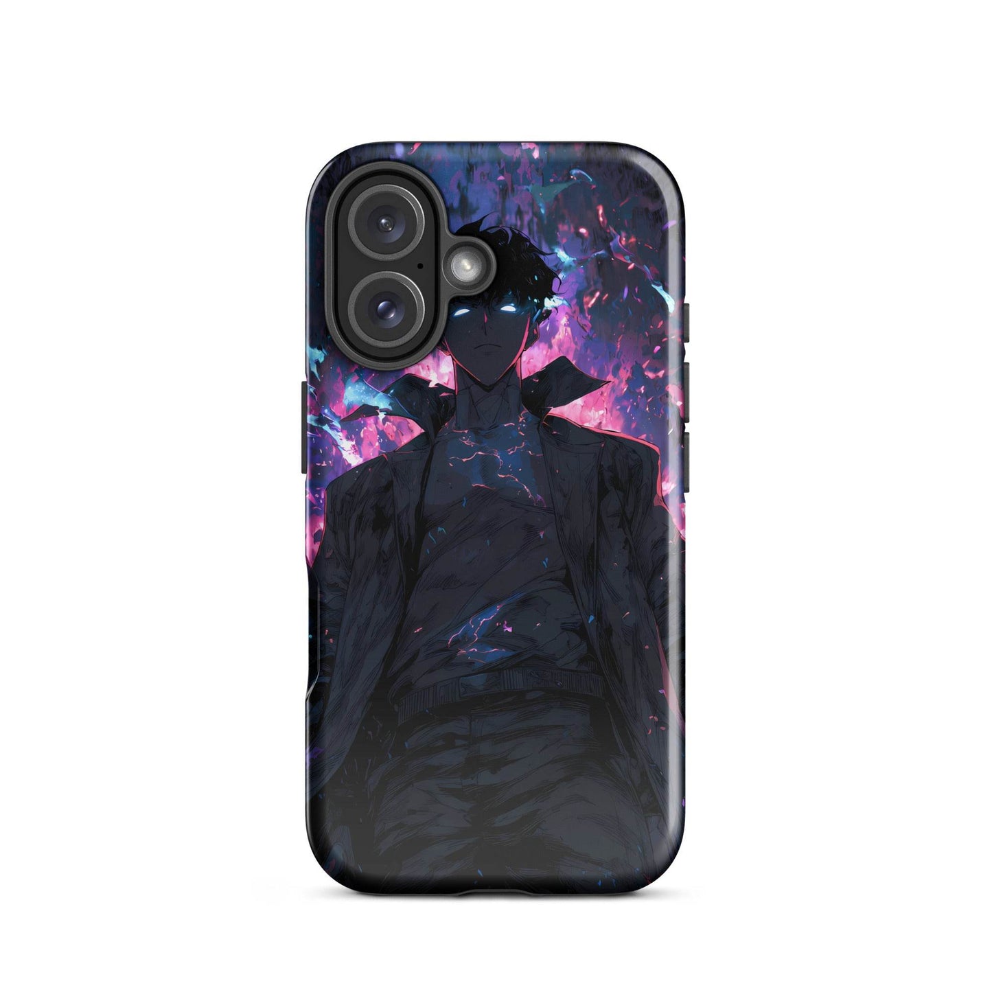 Solo Leveling Sung Jin Woo Anime Fan Art Tough Case for iPhone® - Chromavolt
