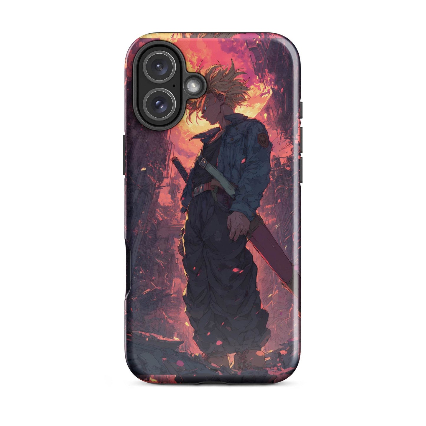 Super Saiyan Trunks Dragon Ball Z Tough Case for iPhone® - Chromavolt