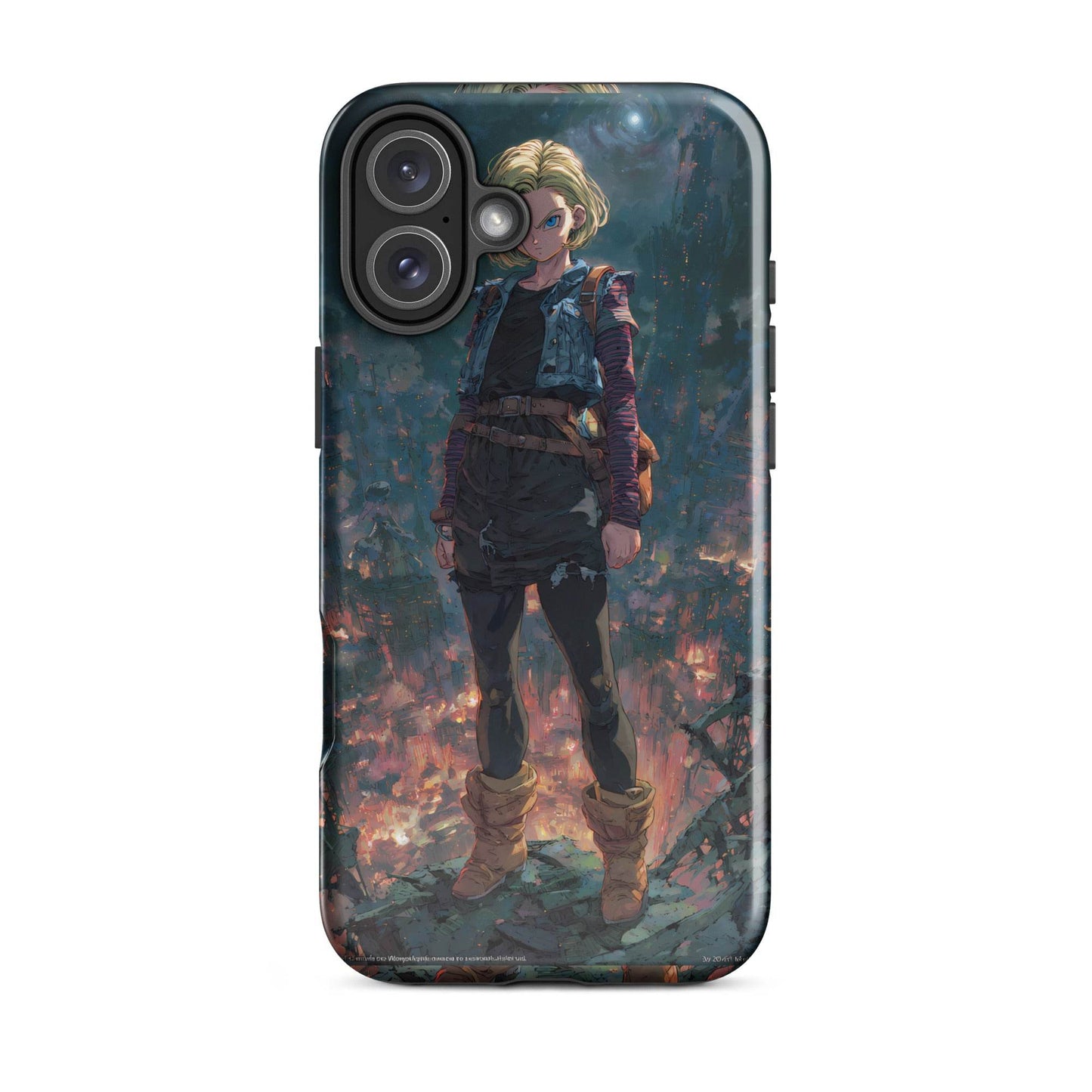 Android 18 Dragon Ball Z Anime Tough Case for iPhone® - Chromavolt