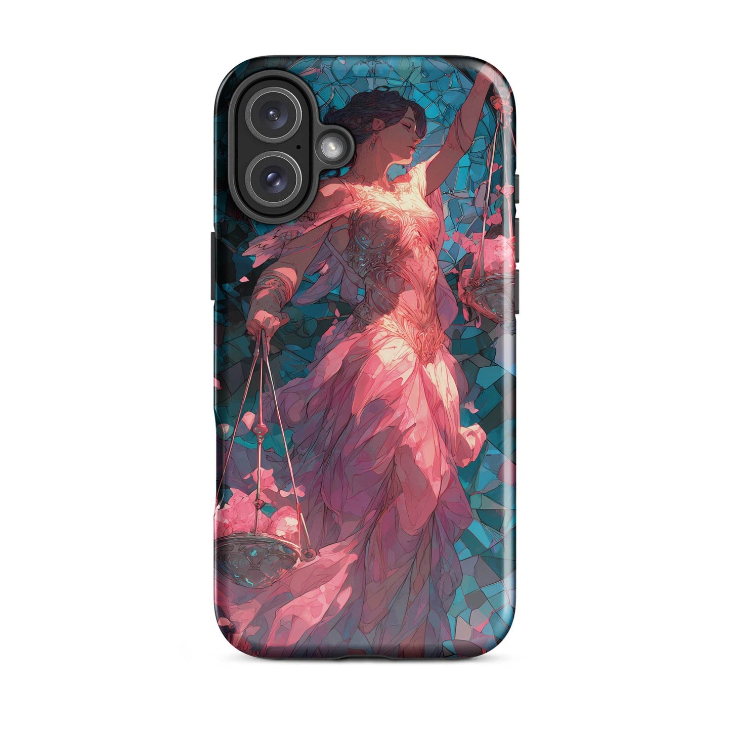 Libra Zodiac Sign Fan Art Tough Case for iPhone® - Chromavolt