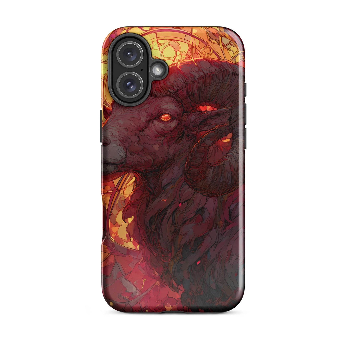 Aries Zodiac Sign Fan Art Tough Case for iPhone® - Chromavolt