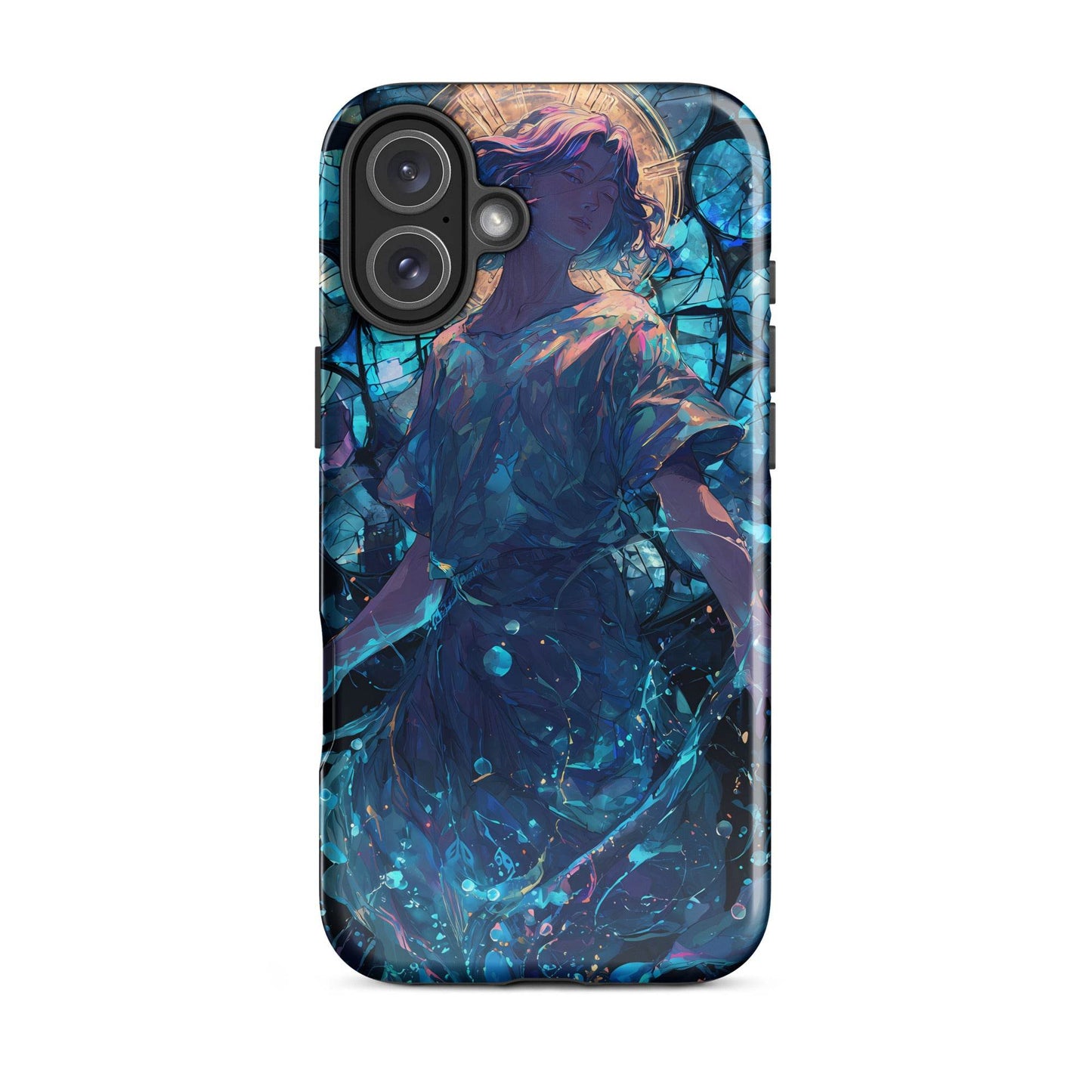 Aquarius Zodiac Sign Fan Art Tough Case for iPhone® - Chromavolt