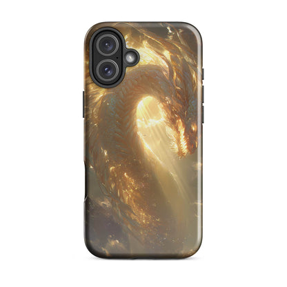Light Dragon: The Celestial Flame Tough Case for iPhone® - Chromavolt