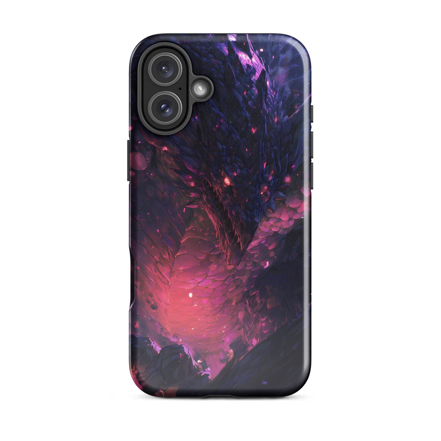 Darkness Dragon: The Void Warden Tough Case for iPhone® - Chromavolt