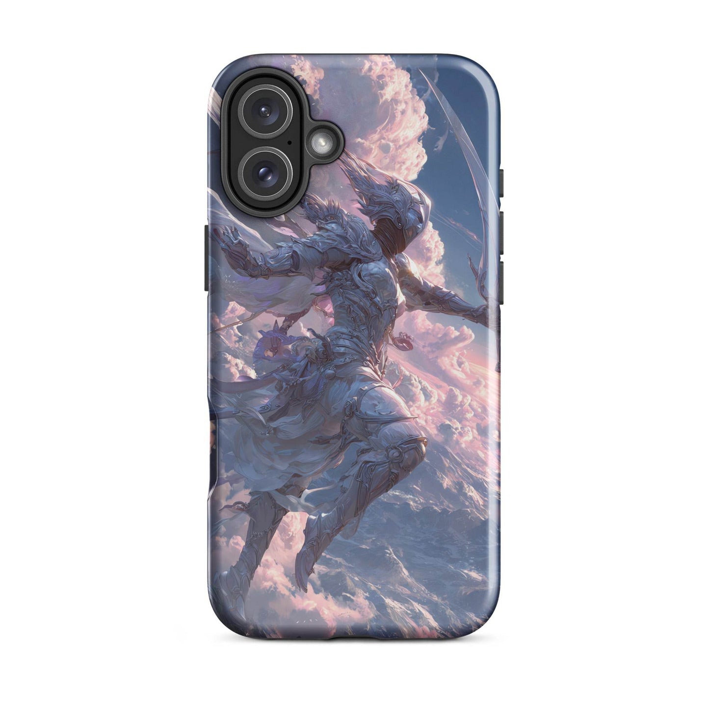 Wind Elemental Knight, Original Anime Art Tough Case for iPhone® - Chromavolt