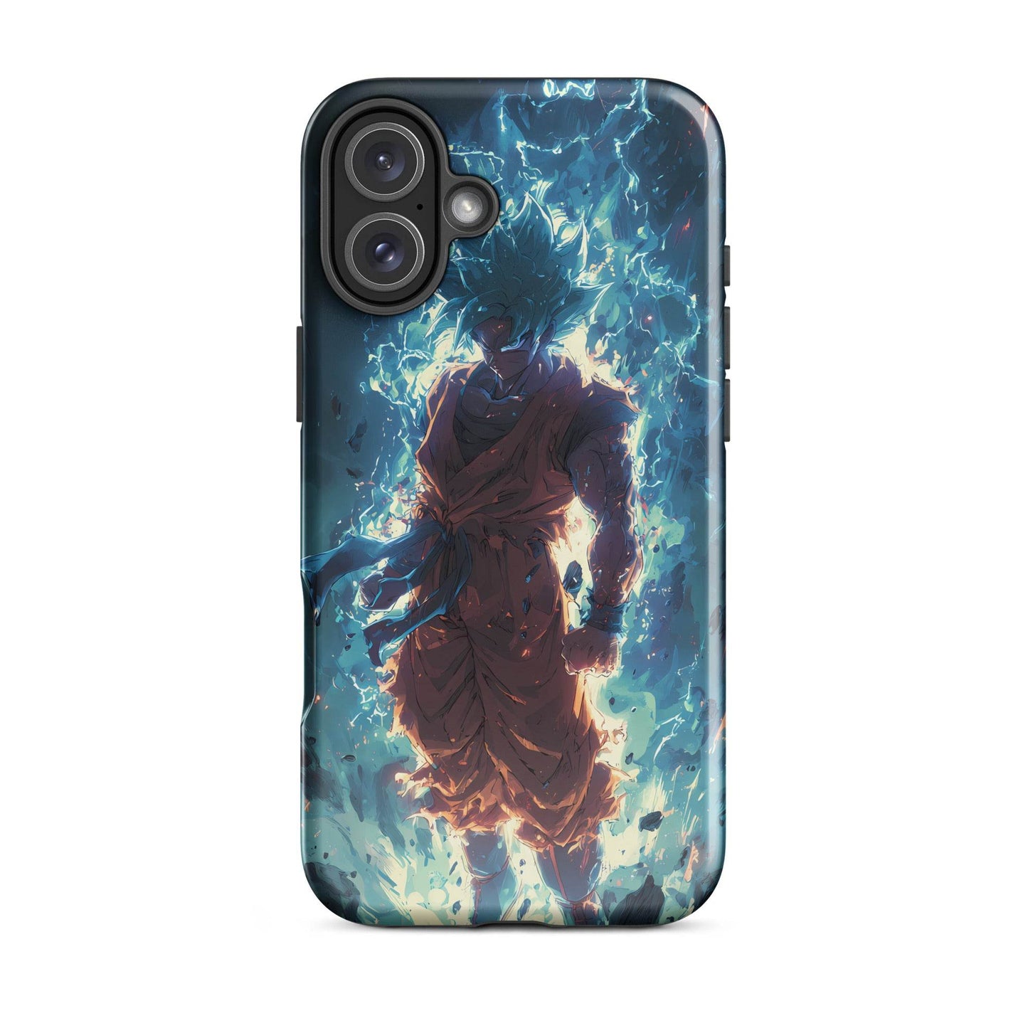 Super Saiyan Blue Goku, Dragon Ball Super Anime Fan Art Tough Case for iPhone® - Chromavolt