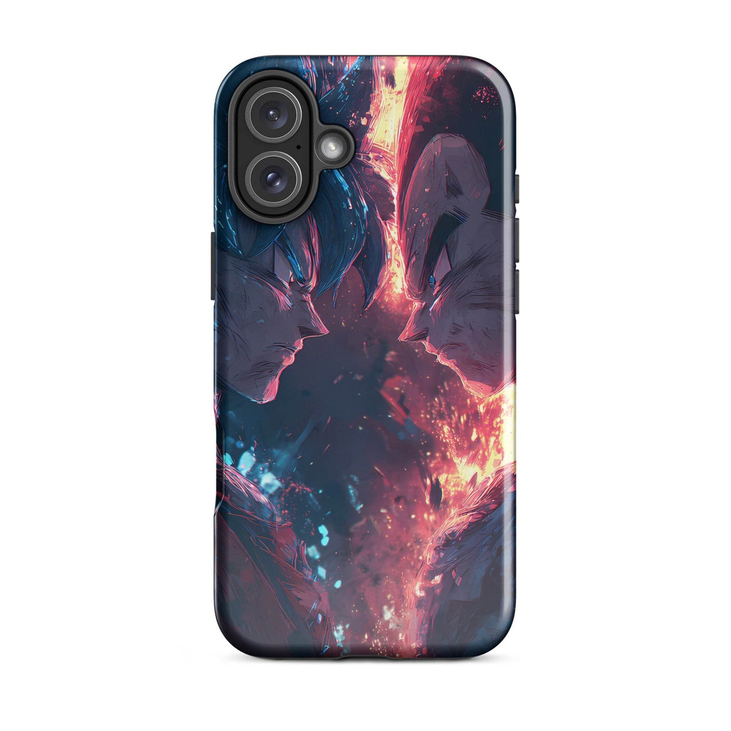 Goku Vs Vegeta, Dragon Ball Z Anime Fan Art Tough Case for iPhone® - Chromavolt