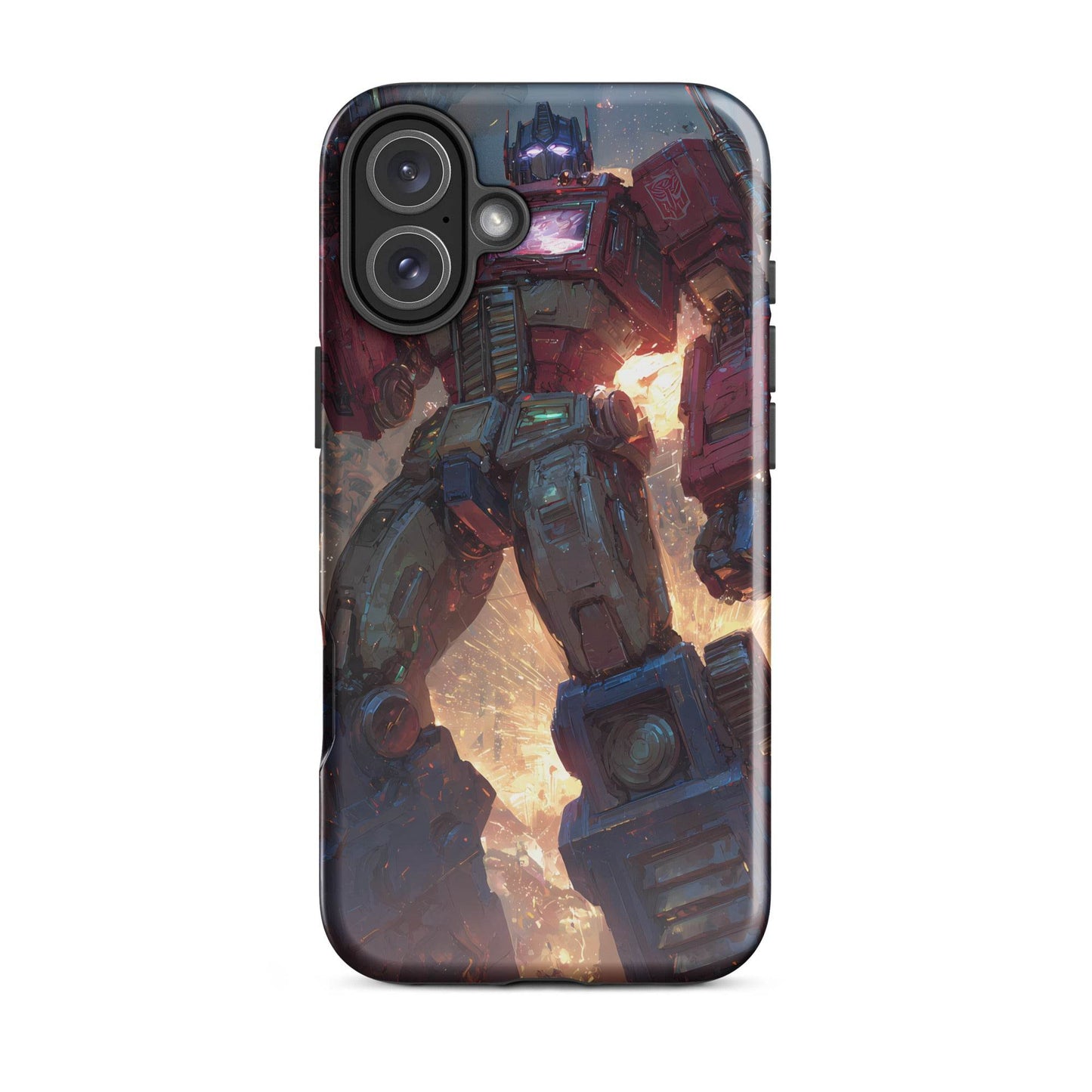 Optimus Prime Transformers Anime Fan Art Tough Case for iPhone® - Chromavolt