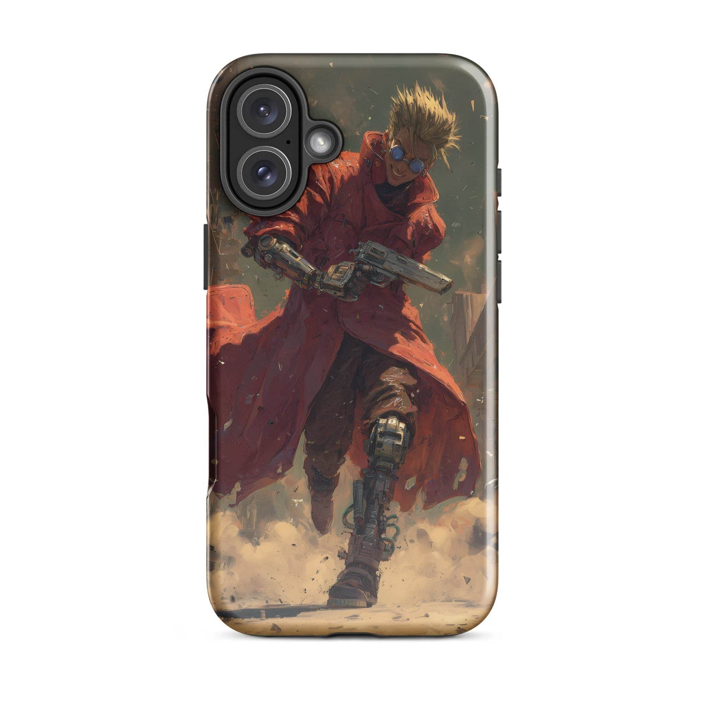 Vash the Stampede, Trigun Anime Fan Art Tough Case for iPhone® - Chromavolt