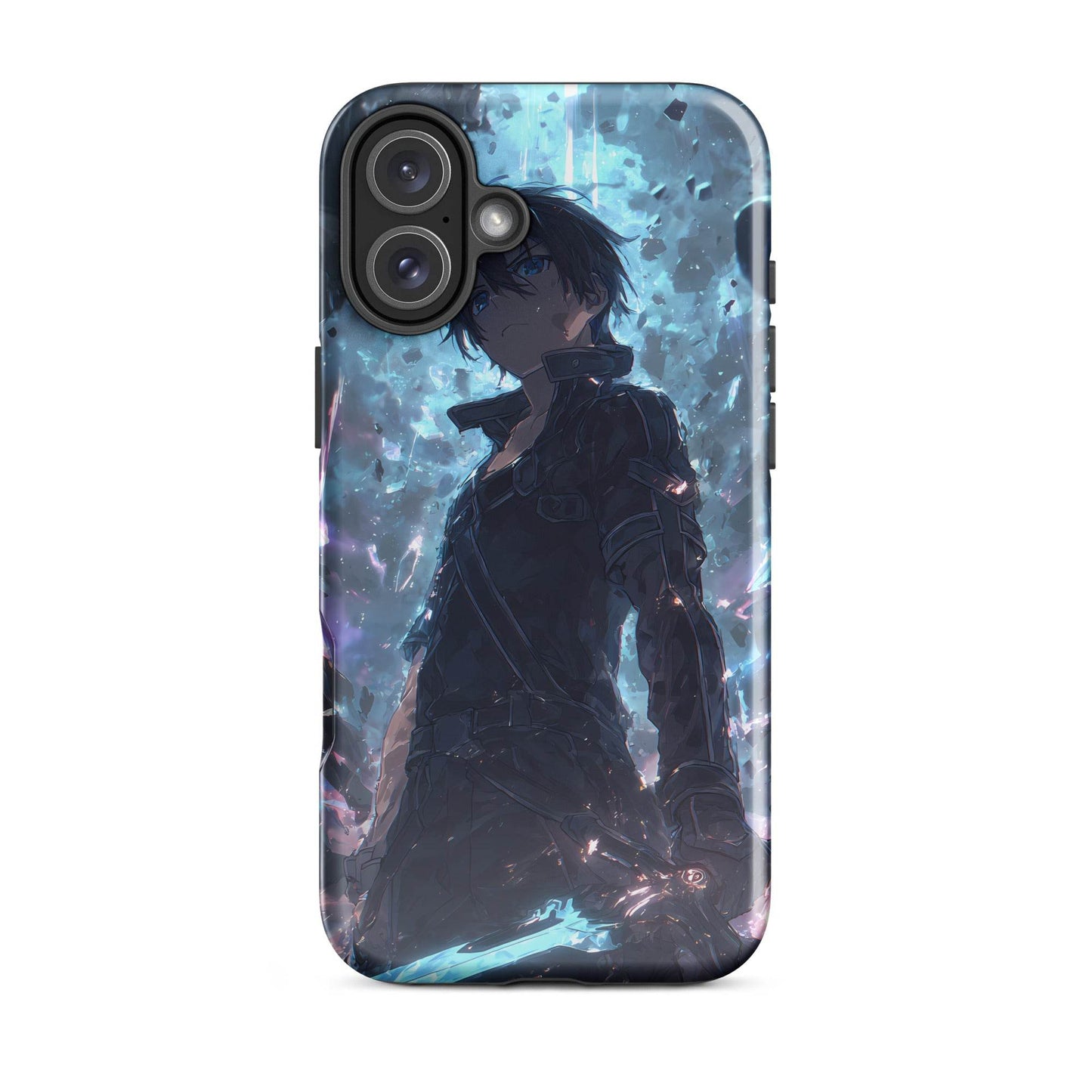 Kirito Kirigaya Sword Art Online Anime Fan Art Tough Case for iPhone® - Chromavolt