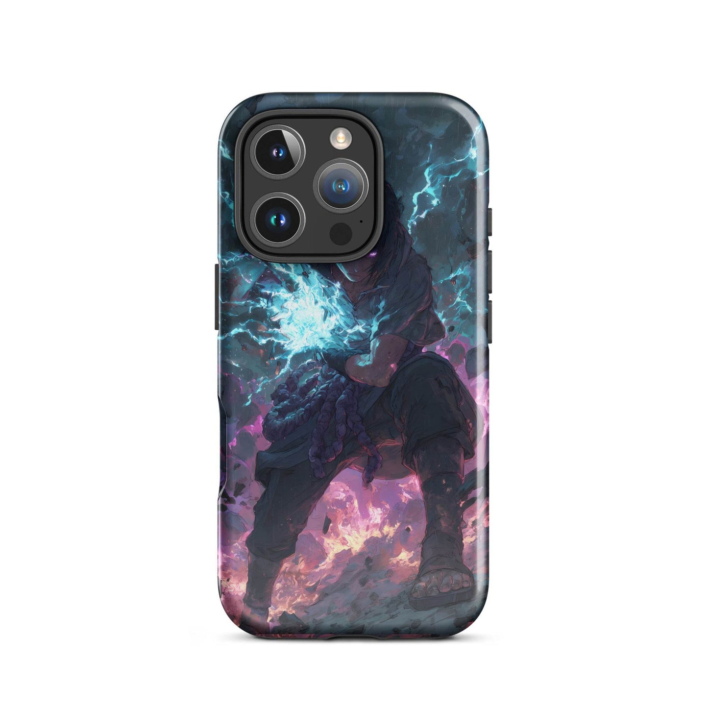 Sasuke Uchiha Chidori, Naruto Shippuden Tough Case for iPhone® - Chromavolt