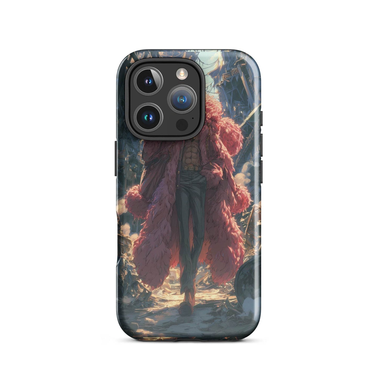 Donquixote Doflamingo King of Dressrosa, One Piece Anime Tough Case for iPhone® - Chromavolt