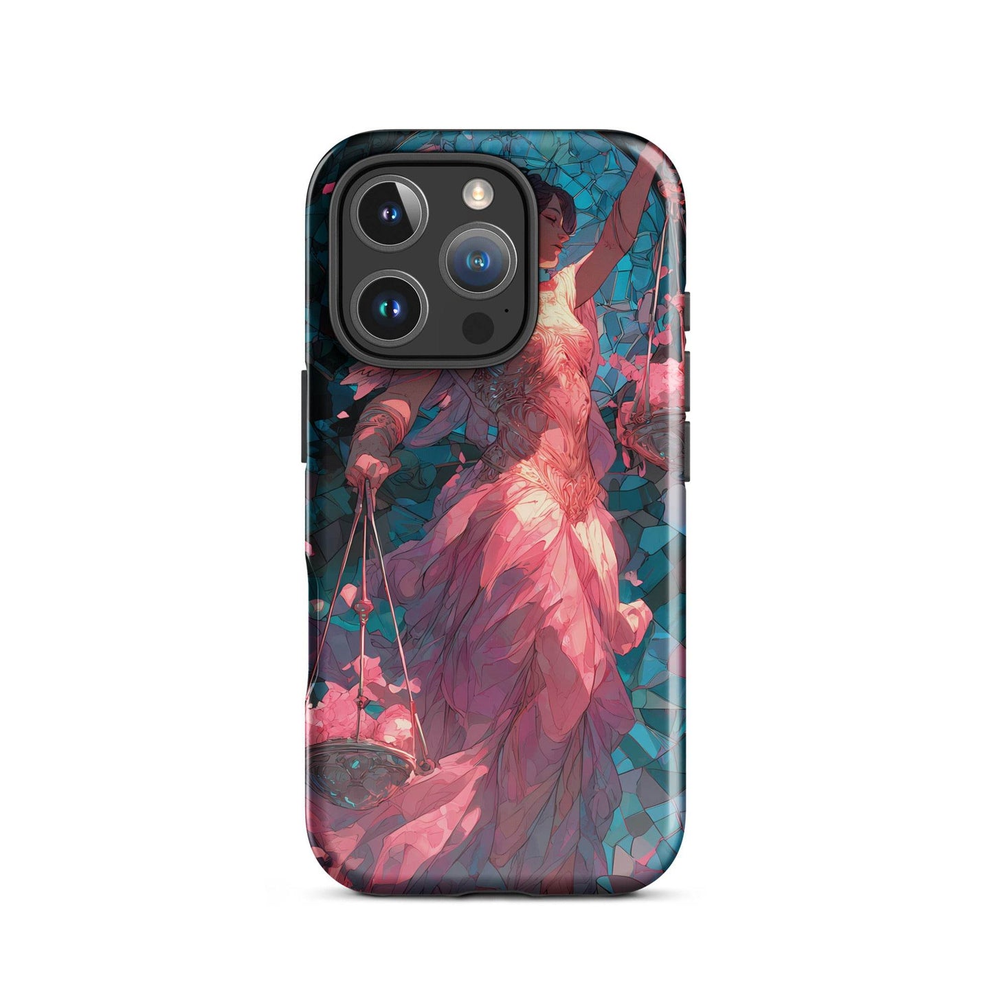Libra Zodiac Sign Fan Art Tough Case for iPhone® - Chromavolt