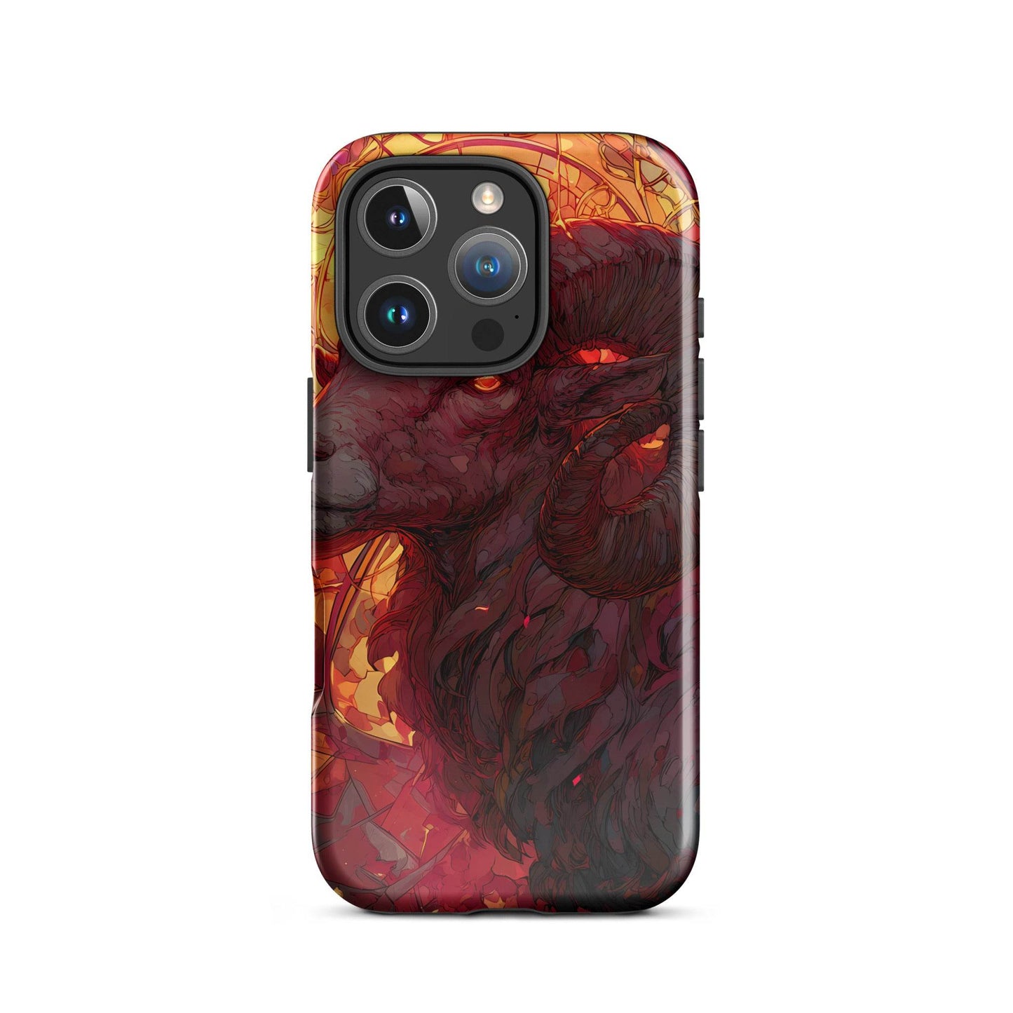 Aries Zodiac Sign Fan Art Tough Case for iPhone® - Chromavolt