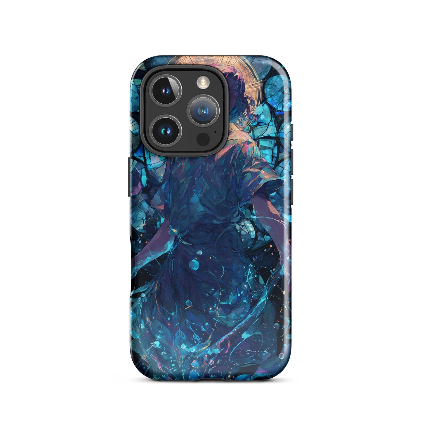Aquarius Zodiac Sign Fan Art Tough Case for iPhone® - Chromavolt