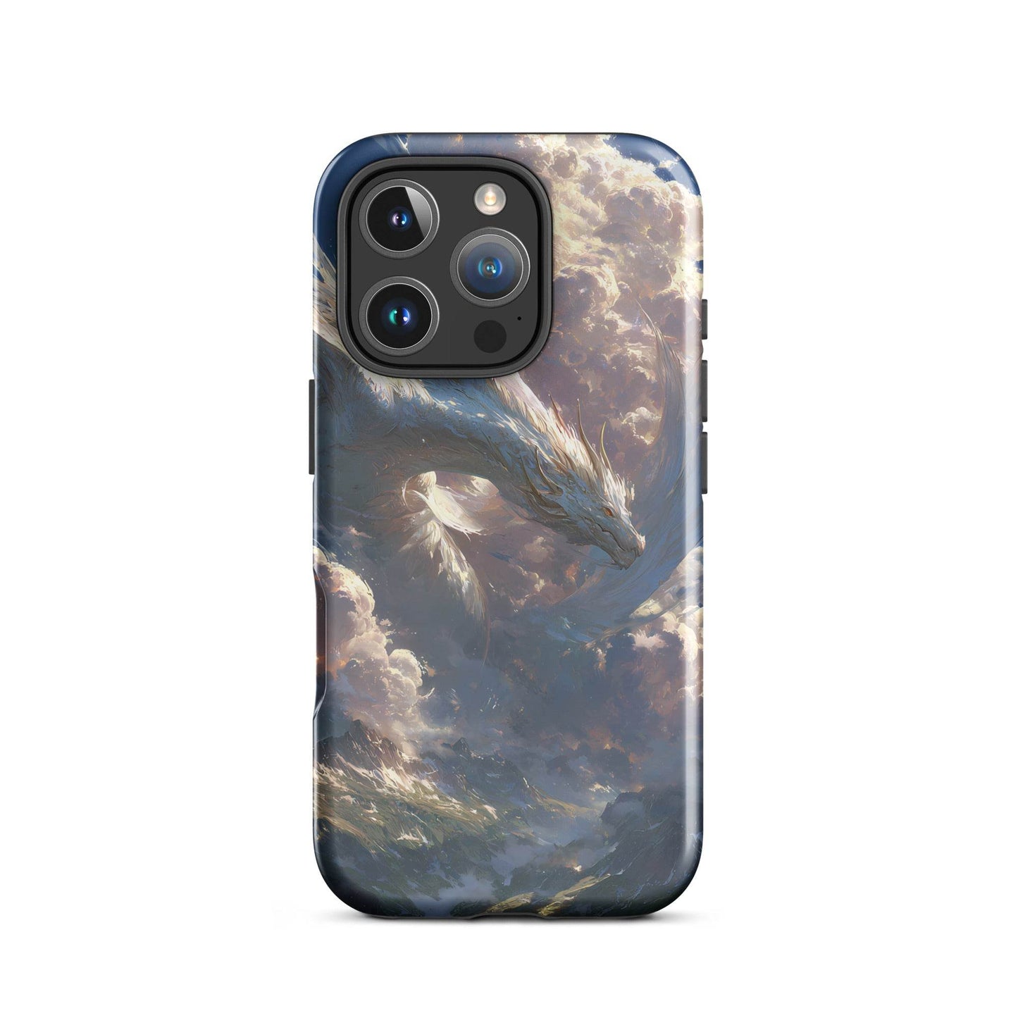Wind Dragon: The Sky Dancer Fantasy Art Tough Case for iPhone® - Chromavolt
