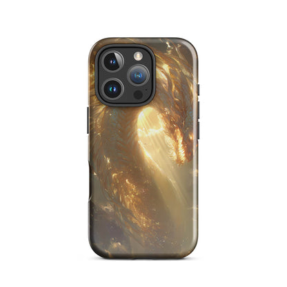 Light Dragon: The Celestial Flame Tough Case for iPhone® - Chromavolt