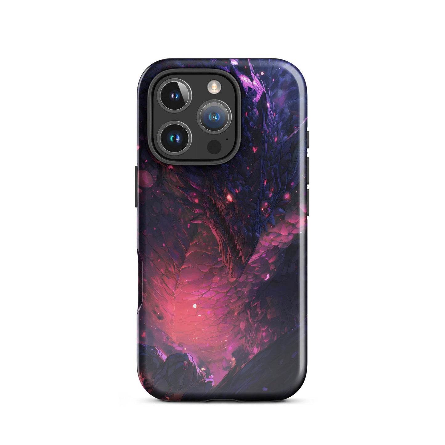 Darkness Dragon: The Void Warden Tough Case for iPhone® - Chromavolt