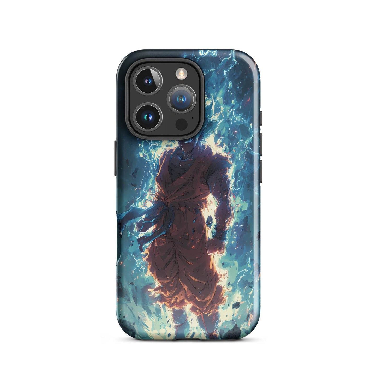 Super Saiyan Blue Goku, Dragon Ball Super Anime Fan Art Tough Case for iPhone® - Chromavolt