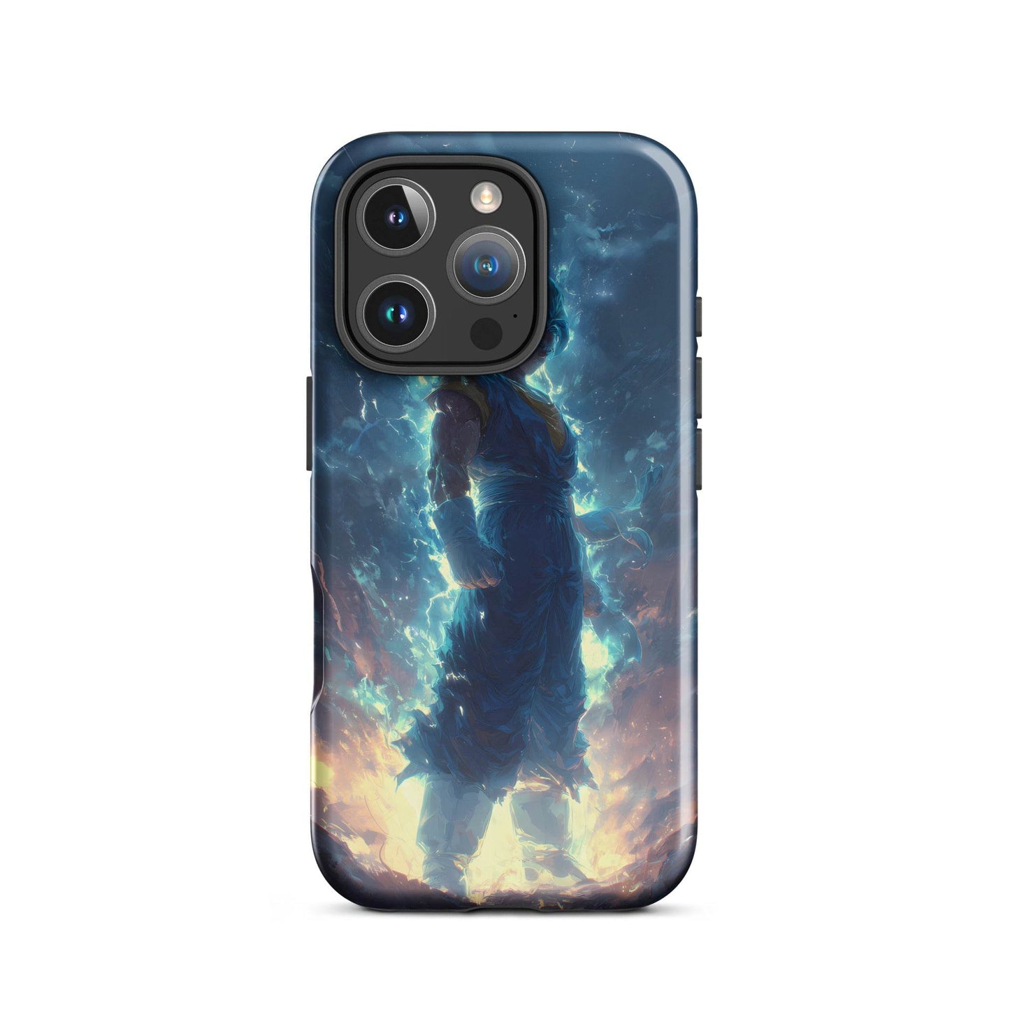 Super Saiyan Blue Vegito, Dragon Ball Super Anime Fan Art Tough Case for iPhone® - Chromavolt